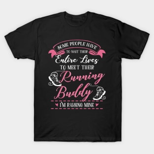 Running Mom and Baby Matching T-shirts Gift T-Shirt